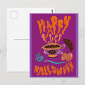 ハッピーハローウィンポションコーヒーウィッシュ飲料 ポストカード (正面/裏面)