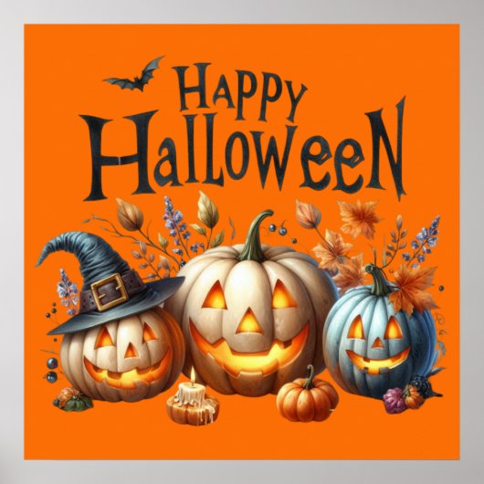 ハッピーハローウィンポスター ポスター (正面)