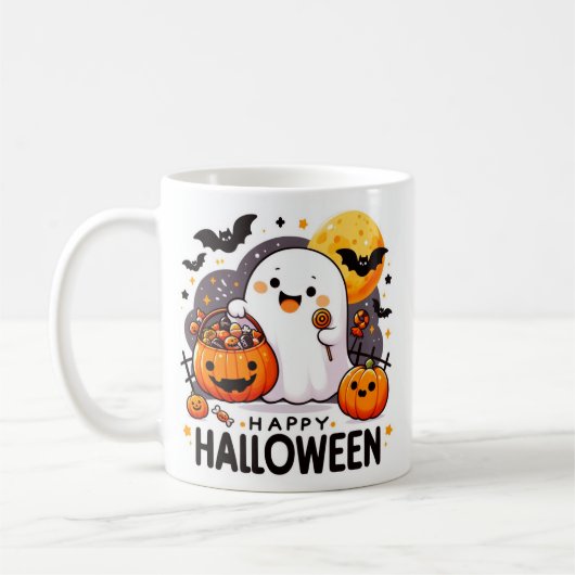 ハッピーハローウィンマググ コーヒーマグカップ (左)