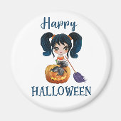 ハッピーハローウィンマグネットガール不気味マーメイド磁石 マグネット (正面)
