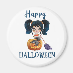 ハッピーハローウィンマグネットガール不気味マーメイド磁石 マグネット
