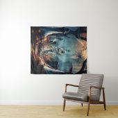 ハッピーハローウィンミイラ・イン・ザ・墓地 タペストリー (インサイチュ(横))