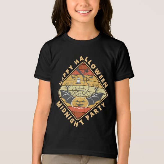 ハッピーハローウィンミッドナイトパーティー トライブレンドＴシャツ (正面)