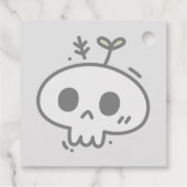 ハッピーハローウィンモダンカスタムギフトシール フェイバータグ (裏面)