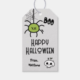 ハッピーハローウィンモダンカスタムギフトラベル ギフトタグ