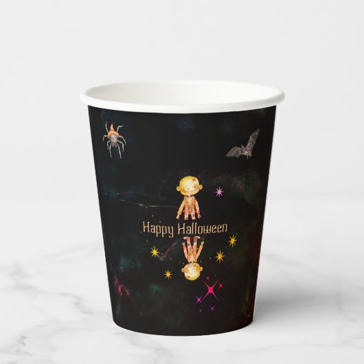 ハッピーハローウィンモンスタースウィッチ 紙コップ (裏面)