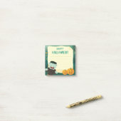 ハッピーハローウィンモンスター3" x 3" Post-it®ノート ポストイット (デスク上)