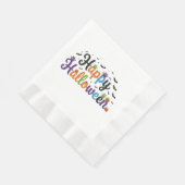 ハッピーハローウィンモンスター 縁ありランチョンナプキン (角)