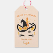ハッピーハローウィンユニコーンウィッチ ギフトタグ (裏面)