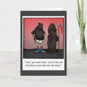 ハッピーハローウィンユーモアあいさつカード カード (正面)