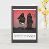 ハッピーハローウィンユーモアあいさつカード カード (黄色い花)