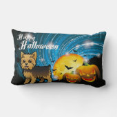 ハッピーハローウィンヨークシャーテリア ランバークッション (裏面)