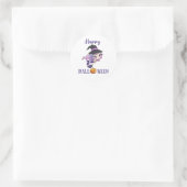 ハッピーハローウィンラウンドステッカーMermaidステッカー ラウンドシール (バッグ)