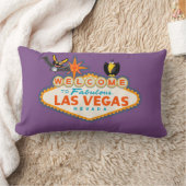 ハッピーハローウィンラスベガススタイル ランバークッション (ブランケット)