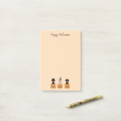 ハッピーハローウィンラブラドールレトリエバードッグズパンプキン ポストイット (デスク上)