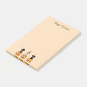 ハッピーハローウィンラブラドールレトリエバードッグズパンプキン ポストイット (アングル)