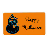 ハッピーハローウィンラベル ラベル (正面)