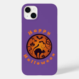 ハッピーハローウィンランタンブラックキャットスパイダーとこうもり Case-Mate iPhone 14 PLUSケース