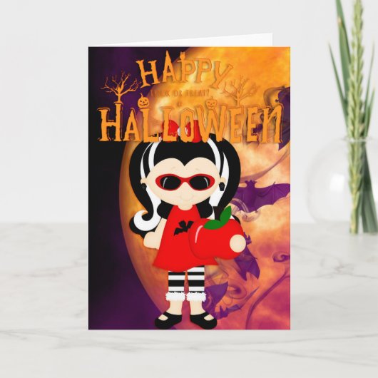 ハッピーハローウィンリトルバンプレス カード (正面)