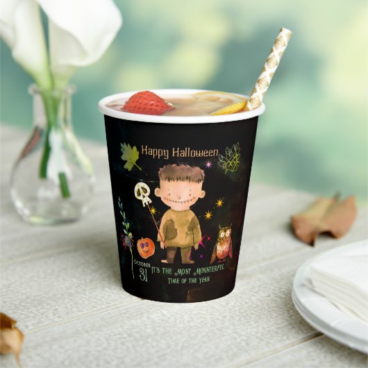 ハッピーハローウィンリトルモンスター 紙コップ (インサイチュ)