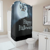 ハッピーハローウィンリトルヴァンパイアこうもり シャワーカーテン (インサイチュ)