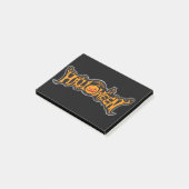 ハッピーハローウィンルビーアイパンプキンシルバーフレーム ポストイット (アングル)