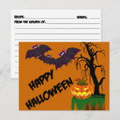 ハッピーハローウィンレシピカード ポストカード (正面/裏面)