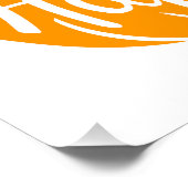 ハッピーハローウィンレタリングオン彫りカボチャ ポスター (コーナー)