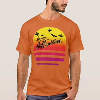 ハッピーハローウィンレトロ1 Tシャツ