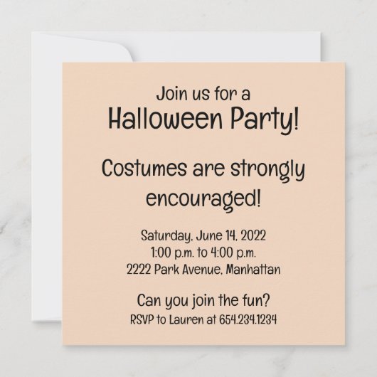 ハッピーハローウィンロットワイラードッグハロウィーンのカボチャのちょうちん 招待状 (裏面)