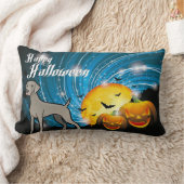 ハッピーハローウィンワイマラン ランバークッション (ブランケット)