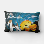 ハッピーハローウィンワイヤキツネテリア ランバークッション (裏面)