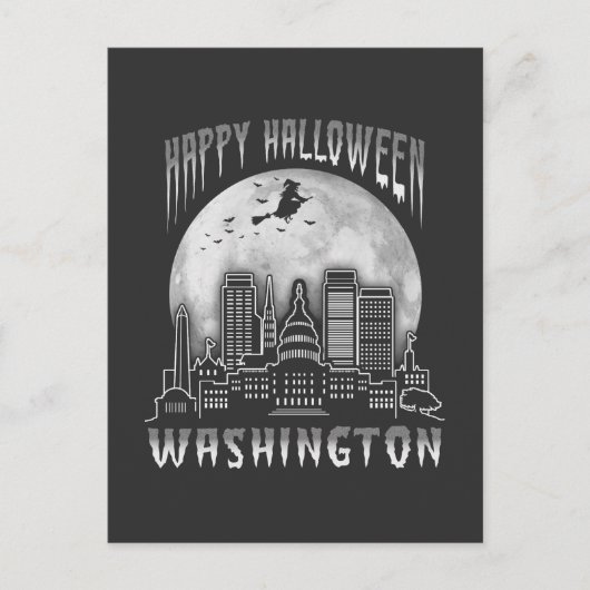 ハッピーハローウィンワシントンDC ポストカード (正面)