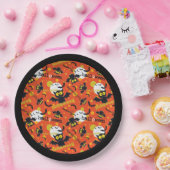 ハッピーハローウィンヴァンパイアこうもり紙プレート ペーパープレート (パーティー)