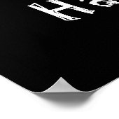 ハッピーハローウィンヴァンパイアパープルパーティー標識 ポスター (角)