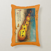 ハッピーハローウィンヴィンテージジャックオランタン アクセントクッション (正面(垂直))