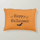 ハッピーハローウィンヴィンテージジャックオランタン アクセントクッション (裏面)