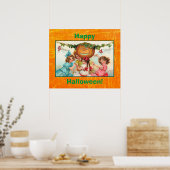 ハッピーハローウィンヴィンテージポスター ポスター (キッチン)