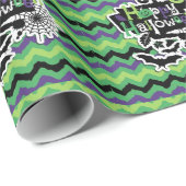 ハッピーハローウィン不気味おもしろい ラッピングペーパー (ロールコーナー)