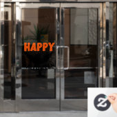 ハッピーハローウィン不気味こうもり ウィンドウサイン (オフィスドア)