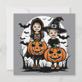 ハッピーハローウィン不気味なトリートまたはトリックデザイン