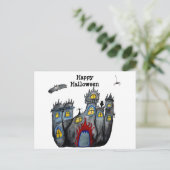 ハッピーハローウィン不気味キャトルポストカード ポストカード (スタンド正面)