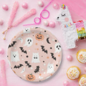 ハッピーハローウィン不気味キュート&フェスティバルハロウィーン ペーパープレート (パーティー)