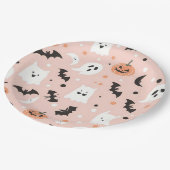 ハッピーハローウィン不気味キュート&フェスティバルハロウィーン ペーパープレート (アングル)