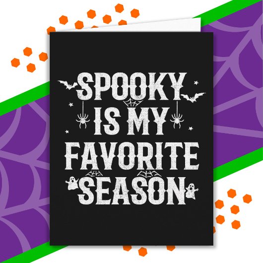 ハッピーハローウィン不気味シーズン面白いハロウィーン カード