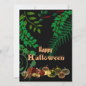 ハッピーハローウィン不気味ダークナイトグローパンプキンおもしろい (正面)