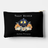 ハッピーハローウィン不気味ハロウィンカボチャ結晶 アクセサリーポーチ (裏面)