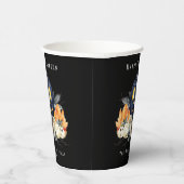 ハッピーハローウィン不気味ハロウィンカボチャ結晶 紙コップ (右)