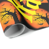 ハッピーハローウィン不気味パーティー時間 ラッピングペーパー (ロールコーナー)