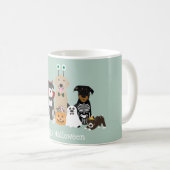 ハッピーハローウィン不気味ペットコスチューム コーヒーマグカップ (正面右)